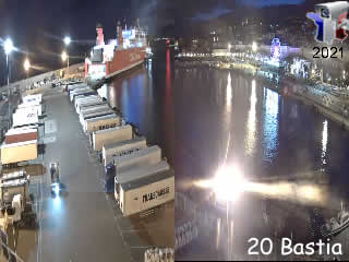 Webcam port de Bastia CCI 2B - via france-webcams.fr
