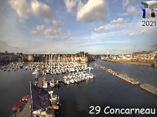 Aperçu de la webcam ID546 : Port de Concarneau - 1 - via france-webcams.fr