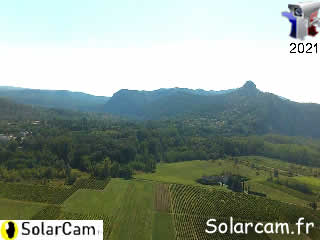 Aperçu de la webcam ID562 : Vallon Tourisme - Rocher de Sampzon - via france-webcams.fr