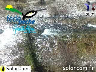 Webcam pêche Durance Embrun - SolarCam: caméra solaire 3G. - via france-webcams.fr