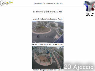 Webcams - Conditions de circulation en temps réel du Pays Ajaccien - via france-webcams.fr