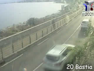 Webcam de Bastia - Entrée Sud du tunnel - via france-webcams.fr