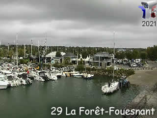Aperçu de la webcam ID74 : La Forêt-Fouesnant - Port-La-Forêt - Le port - via france-webcams.fr