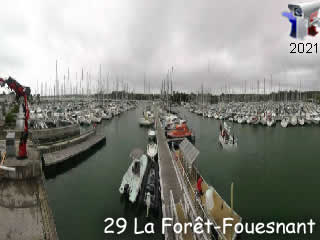 Webcam La Forêt-Fouesnant - Port-La-Forêt - Panoramique HD - via france-webcams.fr