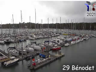 Webcam Bénodet - Le port et l'Odet - via france-webcams.fr