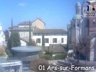 Aperçu de la webcam ID866 : Ars-sur-Formans - Façade de la Basilique - via france-webcams.fr