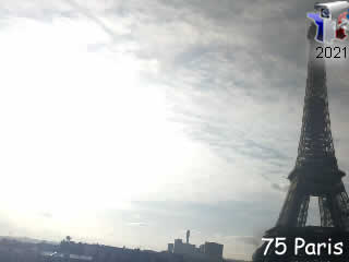 Aperçu de la webcam ID870 : Paris - Tour Eiffel en direct - via france-webcams.fr