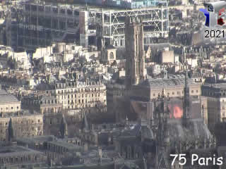Aperçu de la webcam ID874 : Paris - Tour Saint Jacques - via france-webcams.fr