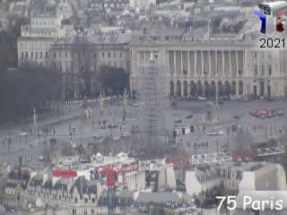 Aperçu de la webcam ID875 : Paris - Place de la Concorde - via france-webcams.fr