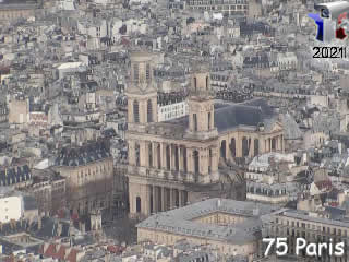 Webcam Paris - Église Saint Sulpice - via france-webcams.fr