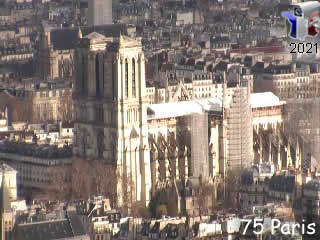 Webcam Paris - Cathédrale Notre Dame - via france-webcams.fr