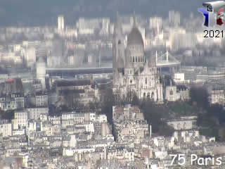 Webcam Paris - Basilique du Sacré-Cœur - via france-webcams.fr