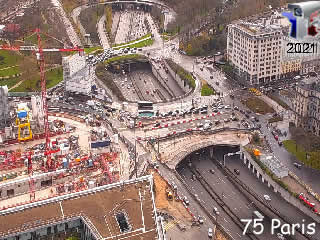 Aperçu de la webcam ID886 : Paris - Porte Maillot vers Porte Dauphine - via france-webcams.fr