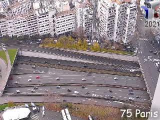 Aperçu de la webcam ID887 : Paris - Porte Maillot vers Porte des Ternes - via france-webcams.fr