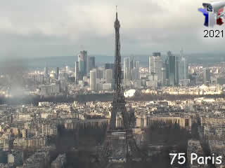 Webcam Paris - Tour Eiffel - via france-webcams.fr