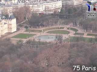 Webcam Paris - Jardins du Luxembourg - via france-webcams.fr