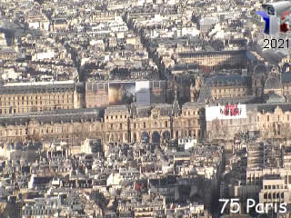 Webcam Paris - Musée du Louvre - via france-webcams.fr