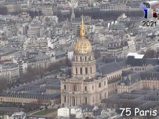 Webcam Paris - Hôtel des Invalides - via france-webcams.fr