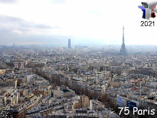 Webcam Paris tour Eiffel, Montparnasse - Global HD Live Webcams - Deckchair.com - via france-webcams.fr