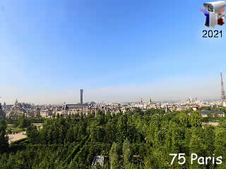 Aperçu de la webcam ID902 : Paris - Jardin des Tuileries - Vue pano - via france-webcams.fr