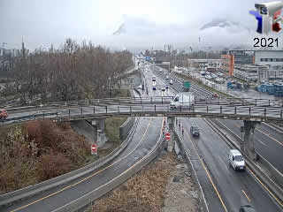 Aperçu de la webcam ID961 : A480 Sud de Grenoble - via france-webcams.fr