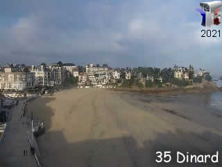 Webcam Dinard - La plage - via france-webcams.com